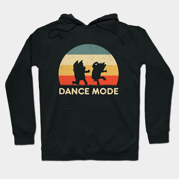 Sunset Bluey Dance Mode Hoodie by Symmetry Stunning Portrait